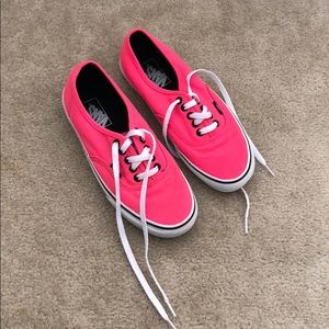 Neon Pink Vans ⚡️DISCOUNTED SHIPPING ⚡️